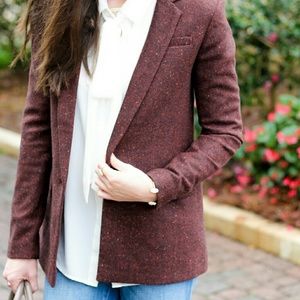 Burgundy Blazer